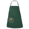 Caroline AL2B Butcher Style Cotton Twill Apron Forest Thumbnail